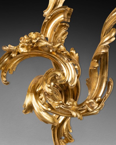 Transition - A pair of ormolu Wall Sconces Louis XV period