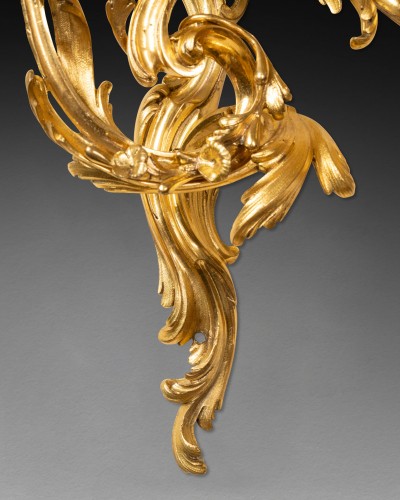 Antiquités - A pair of ormolu Wall Sconces Louis XV period