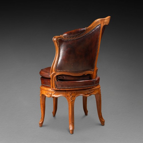 18th century - Louis XV period office chair