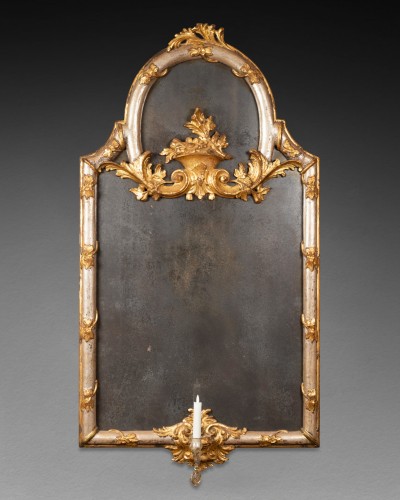 A Pair of Mirrors Italian 18th century - Mirrors, Trumeau Style Louis XV