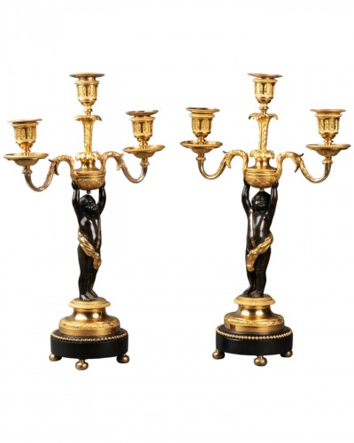 A Pair of Candélabra Louis  XVI Period