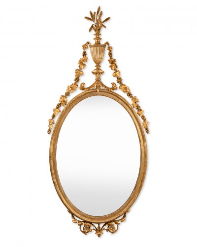 Paire de Miroirs Néoclassique anglais George III XVIIIe siècle - Miroirs, Trumeaux Style Louis XVI