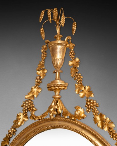 XVIIIe siècle - Paire de Miroirs Néoclassique anglais George III XVIIIe siècle