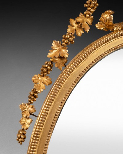 Louis XVI - Paire de Miroirs Néoclassique anglais George III XVIIIe siècle