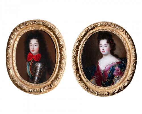 Paire de Portraits fin XVIIe siècle