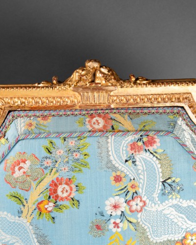 A Louis XVI giltwood  armchairs stamped by   Henri Jacob - 