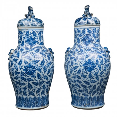 A pair of Chinese Vases late 18th century 