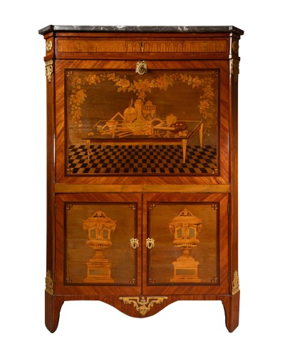 A Louis XVI Secretary stamped Christophe Wolff - Furniture Style Louis XVI