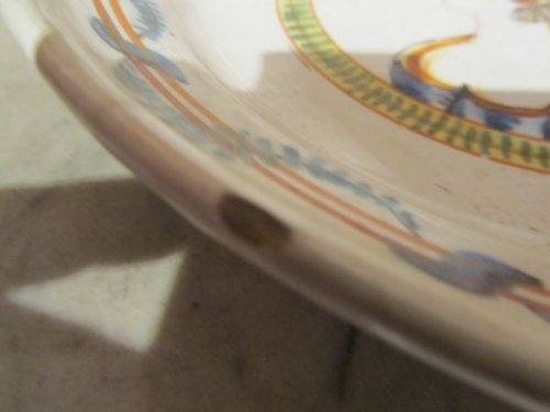 Pair of Roanne Earthenware  Plate - 