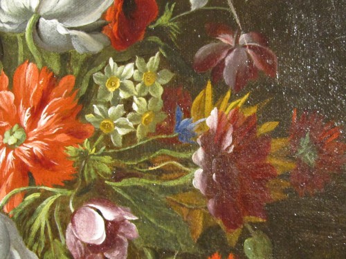 Bouquet de fleurs - École Bolognaise du XVIIe siècle - Isabelle Chalvignac
