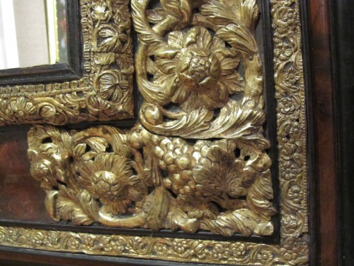 Miroir à clinquants - France XVIIe siècle - Miroirs, Trumeaux Style Louis XIV