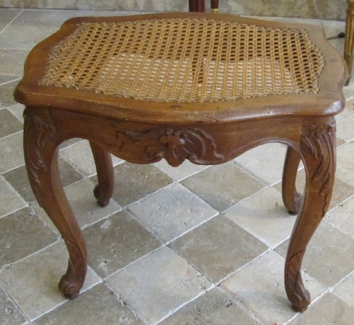 Seating  - A pair of Louis XV beechwood  Parisian stools .