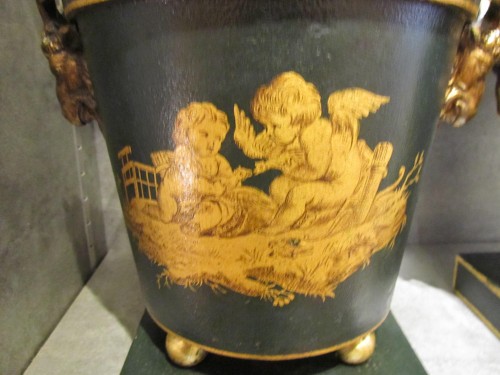 Objet de décoration Cassolettes, coupe et vase - Paire de seaux à rafraîchir d'époque Louis XVI