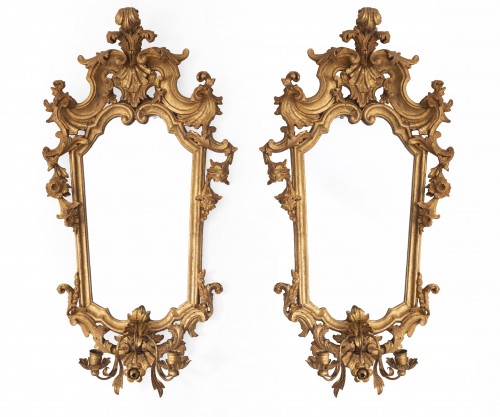 A Pair of Eighteenth century  Reflector Mirrors - 