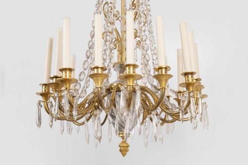 A french Empire Basket -Shaped Chandelier  - Lighting Style Empire