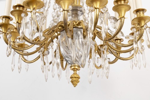 A french Empire Basket -Shaped Chandelier  - 