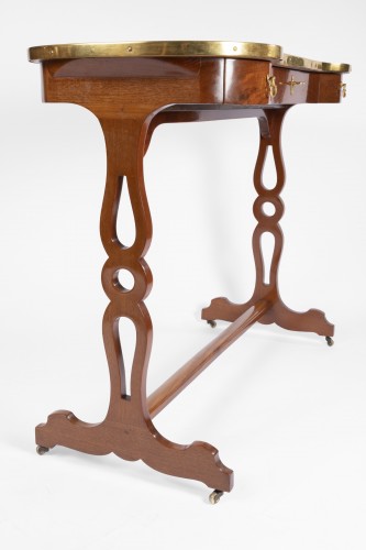 Furniture  - A Mahogany Louis XVI Table