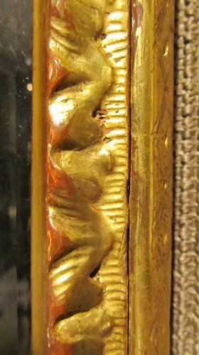 Grand miroir époque Régence en bois doré - Isabelle Chalvignac