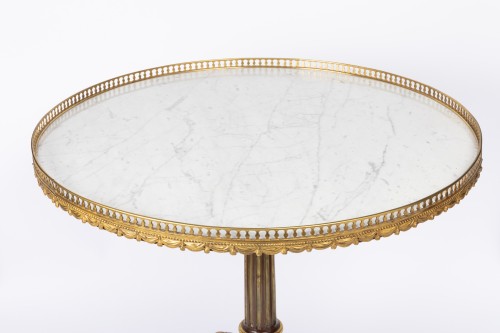 Gueridon en acajou Epoque Louis XVI attribué à C.E. RICHTER - Mobilier Style Louis XVI