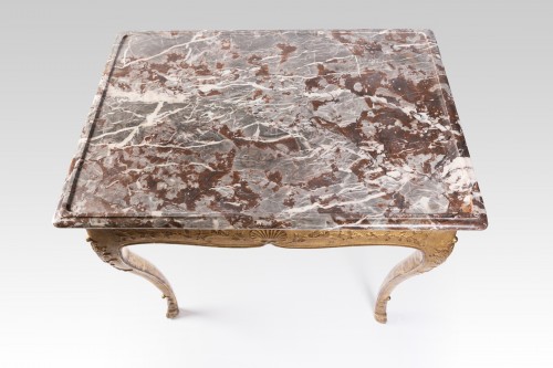 Antiquités - Table de milieu bois doré Epoque Régence