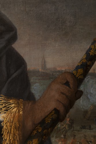 XVIIIe siècle - Grands Portraits de Louis XIV et du Grand Dauphin début XVIIIe siècle