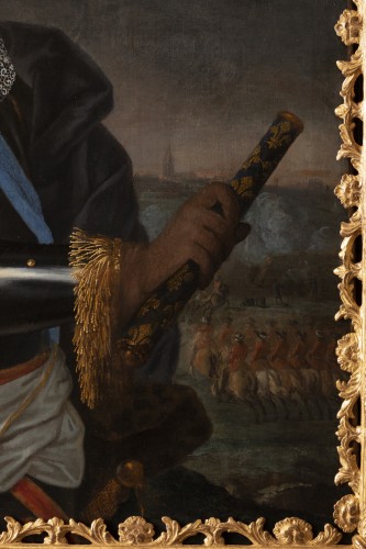 Grands Portraits de Louis XIV et du Grand Dauphin début XVIIIe siècle - Louis XIV