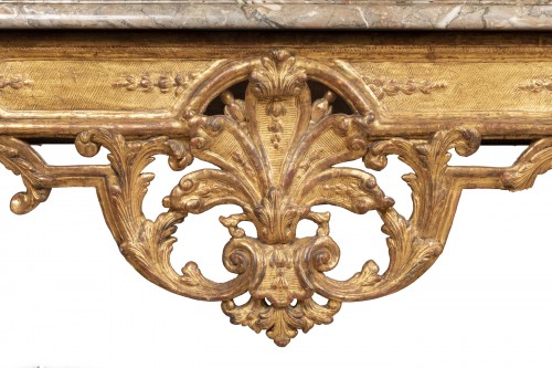 A Louis XIV Giltwood Console-Table late XVII° century - Furniture Style Louis XIV