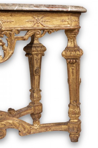 Antiquités - A Louis XIV Giltwood Console-Table late XVII° century