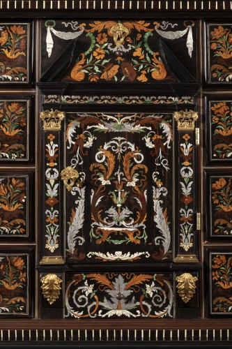 Louis XIV - Cabinet d'époque Louis XIV attribué à Pierre Gole