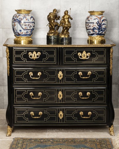 Commode known as Mazarine Louis XIV period - Furniture Style Louis XIV