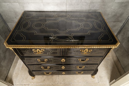 Mobilier Commode - Commode dite Mazarine époque Louis XIV