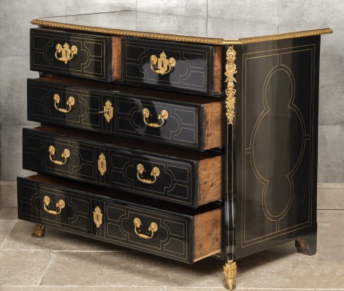 Antiquités - Commode dite Mazarine époque Louis XIV