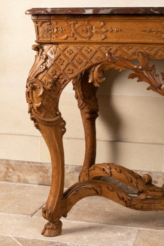 Console en table d'époque Régence - Mobilier Style Régence