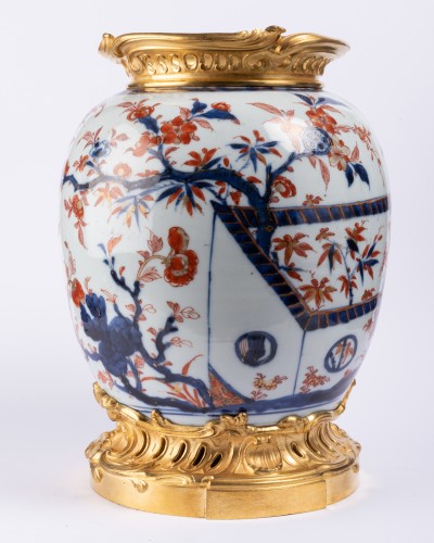 Antiquités - Two ginger jars China porcelain Imari way XVIII° century