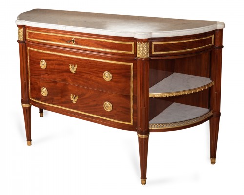 Commode d'époque Louis XVI Estampille de F. Schey - Mobilier Style Louis XVI