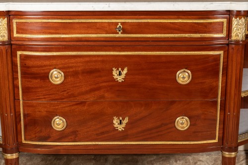Louis XVI commode Stamped by F. Schey - 