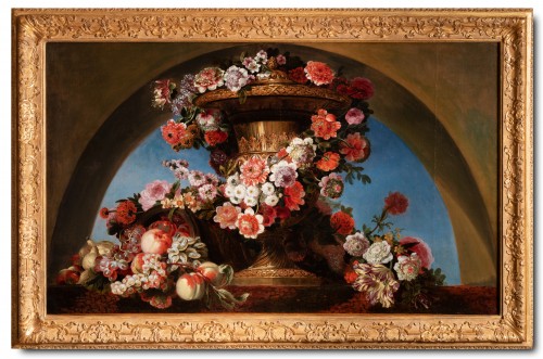 Fleurs dans un vase - Pierre Nicolas Huilliot (1674 -1751)