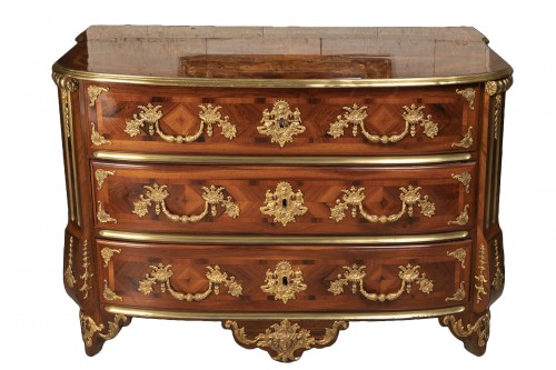 Commode en placage par Thomas Hache vers 1715