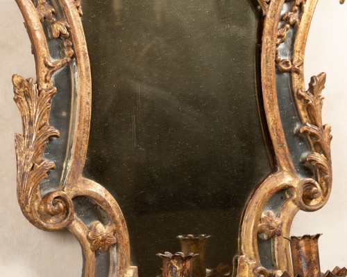 Paire de miroirs réflecteurs tout début XVIIIe siècle - Isabelle Chalvignac