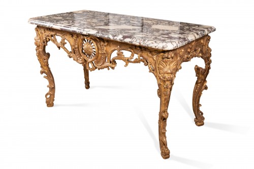 Furniture  - A Louis XV Gilted wood Console Table