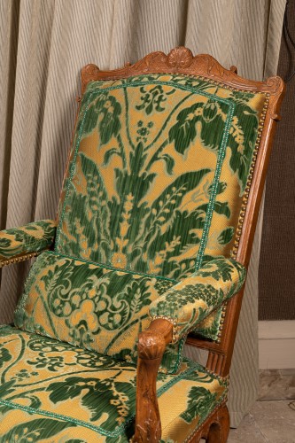 Rarely Pair of Regency beechwood Arm Chairs - 