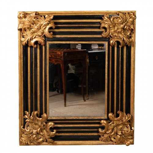 An Italian baroque large Mirror XVIIth century