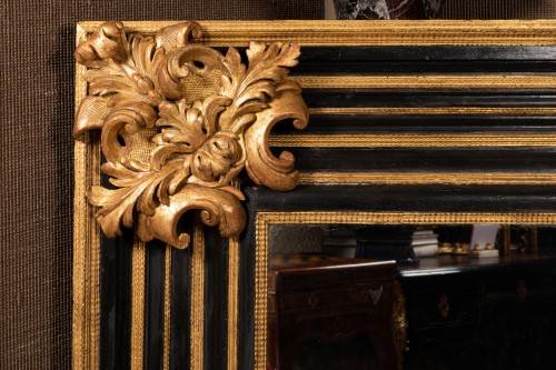 Mirrors, Trumeau  - An Italian baroque large Mirror XVIIth century