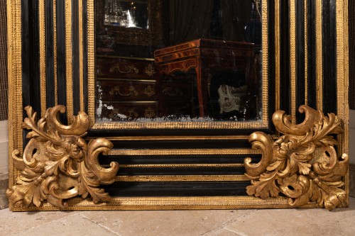 Louis XIV - An Italian baroque large Mirror XVIIth century