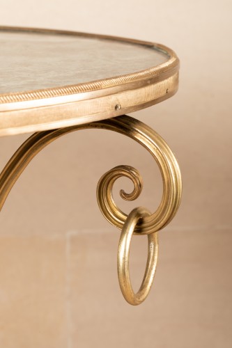 Mobilier Table & Guéridon - Guéridon en bronze doré fin XVIIIe siècle