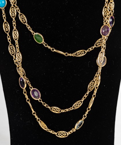 Long Necklace  - Antique Jewellery Style Art Déco