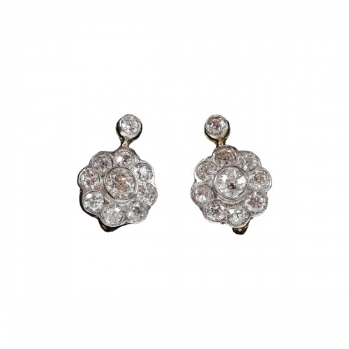 "Marguerite " drop earings