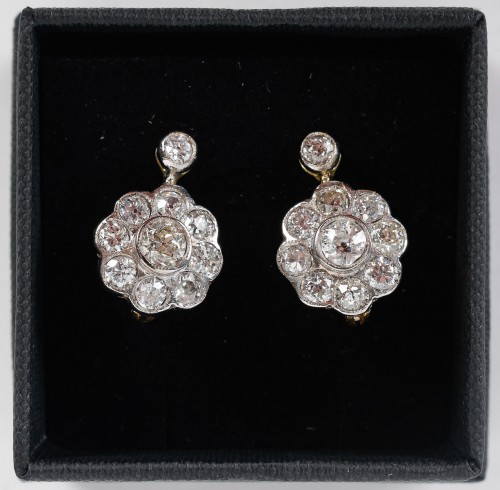 Pendants d'oreille " Marguerite" - Bijouterie, Joaillerie Style Années 50-60