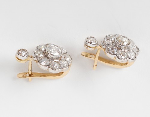 Antique Jewellery  - &quot;Marguerite &quot; drop earings