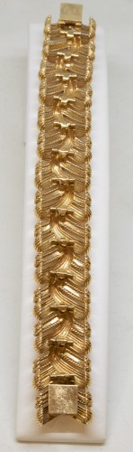 Bracelet en or serti de diamants - Bijouterie, Joaillerie Style Années 50-60